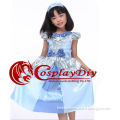Whloesale in stock Cinderella princess dress for kids halloween christmas party